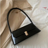 Square Turn Lock Mini Bag Women Messenger Bag