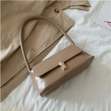 Square Turn Lock Mini Bag Women Messenger Bag