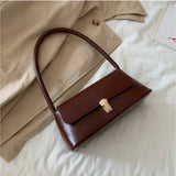 Square Turn Lock Mini Bag Women Messenger Bag