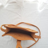 Women Messenger Bag Mini Soft PU Leather Bucket Shoulder Bag