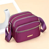 Waterproof Nylon Messenger Bag Crossbody Clutch Purse Shoulder Bag