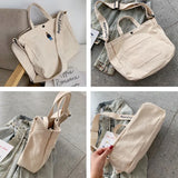Canvas Crossbody Bag Messenger for Teen Girls College School