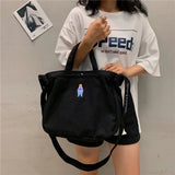 Canvas Crossbody Bag Messenger for Teen Girls College School