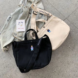 Canvas Crossbody Bag Messenger for Teen Girls College School