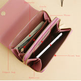 Large Capacity Women Messenger Bag Double-layer Handbag for Girls