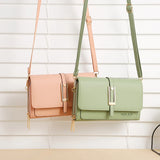Large Capacity Women Messenger Bag Double-layer Handbag for Girls