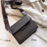 Vintage Women Messenger Bag Wide Strap Crossbody Handbag