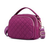 Women Messenger Bags Summer Plaid Crossbody Shoulder Bag Handbag