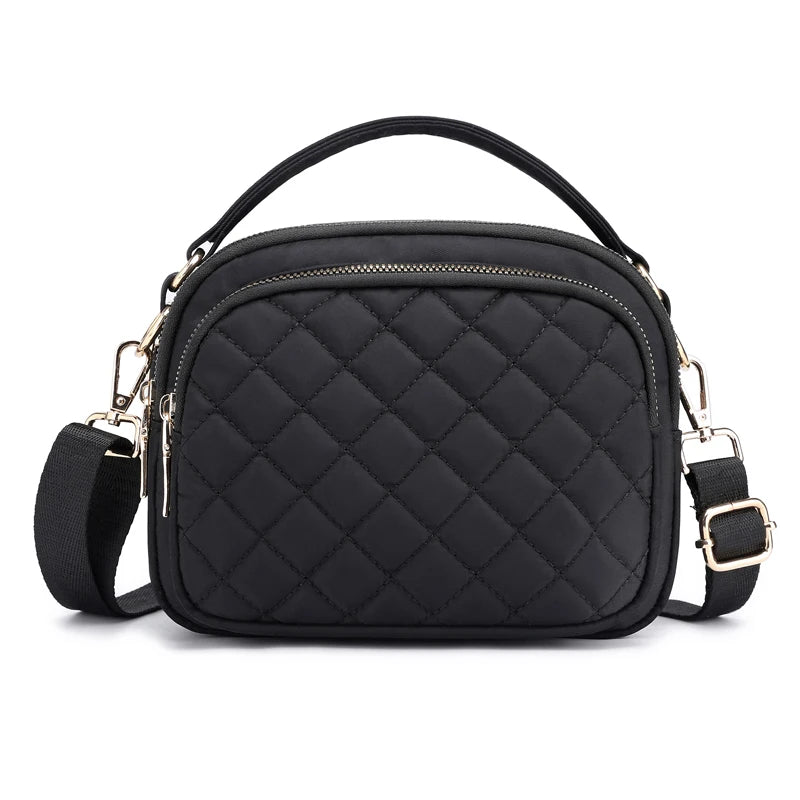 Women Messenger Bags Summer Plaid Crossbody Shoulder Bag Handbag