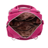 Women Messenger Bags Clutch Handbags Three Zipper Main Bag Shoulder Crossbody