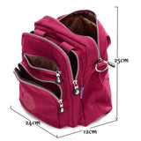 Women Messenger Bags Clutch Handbags Three Zipper Main Bag Shoulder Crossbody