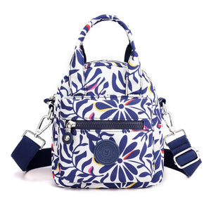 Colorful Dots Nylon Crossbody Bag Headphone Handbag