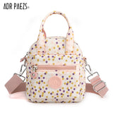 Colorful Dots Nylon Crossbody Bag Headphone Handbag