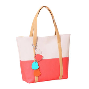 Candy Handbag Large Capacity PU Leather Shoulder Bag
