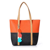 Candy Handbag Large Capacity PU Leather Shoulder Bag