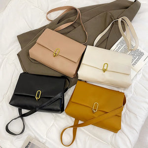 Women Crossbody Bags Small Square Leather Satchel