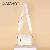 Soft Leather Crossbody Bag with Small Purse for Women