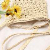 Hollow Out Woven Shoulder Crossbody Bag for Women