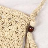 Hollow Out Woven Shoulder Crossbody Bag for Women