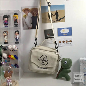 Women Messenger Bags Ladies Canvas Printed Envelope Bag