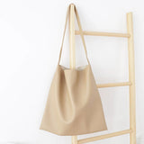 Casual Tassel Leather Messenger Bag Vintage Big Size Tote Shoulder Bag