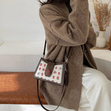 Women Messenger Bags Leather Casual Tassel Handbags Vintage Big Size Tote