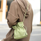 Women Messenger Bags Leather Tassel Handbags Big Size