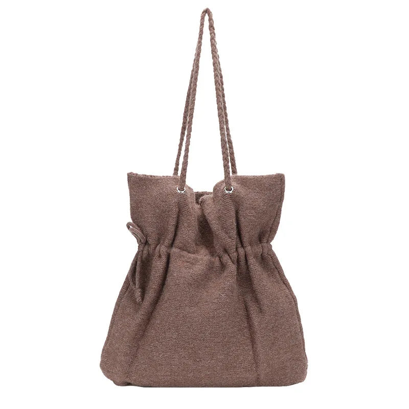 Tassel Leather Messenger Bag Vintage Shoulder Handbag