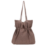 Tassel Leather Messenger Bag Vintage Shoulder Handbag
