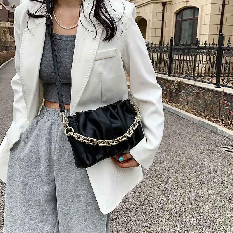 Women Messenger Bags Leather Tassel Handbags Vintage Big Size Tote Shoulder Bag