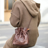 Women Messenger Bags Leather Tassel Handbags Big Size
