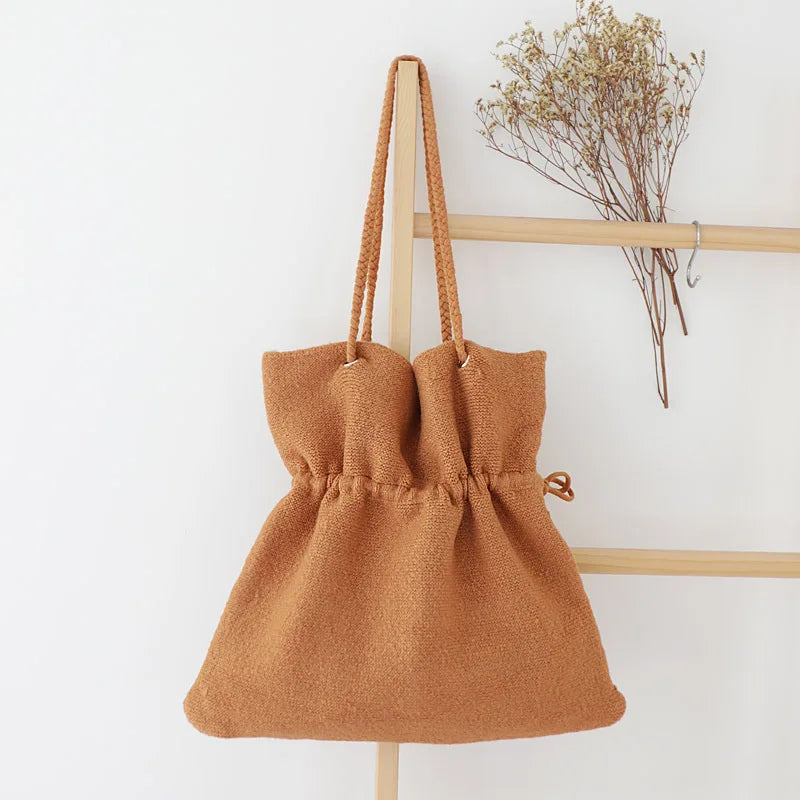 Tassel Leather Messenger Bag Vintage Shoulder Handbag