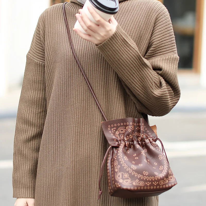 Women Messenger Bags Leather Tassel Handbags Big Size