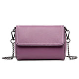 Leather Chain Women Messenger Bag Shoulder Crossbody Purses