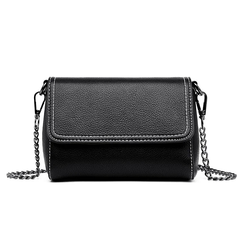 Leather Chain Women Messenger Bag Shoulder Crossbody Purses