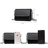 Leather Chain Women Messenger Bag Shoulder Crossbody Purses