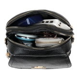 Women Messenger Bags Leather Large Capacity Phone Purse Waterproof