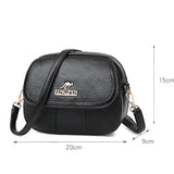 Women Messenger Bags Leather Large Capacity Phone Purse Waterproof