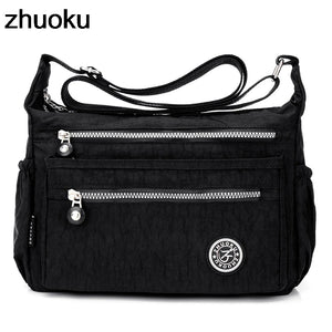 Mini Nylon Messenger Bag Women Tote Handbag Shoulder Bag Crossbody Bolsas