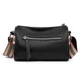 Cowhide Leather Crossbody Bag for Women High Capacity Shoulder Handbag