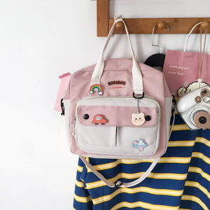 Nylon Backpacks Handbags Shoulder Bag Crossbody Schoolbags for Girls