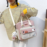 Nylon Backpacks Handbags Shoulder Bag Crossbody Schoolbags for Girls