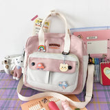 Nylon Backpacks Handbags Shoulder Bag Crossbody Schoolbags for Girls