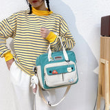 Nylon Backpacks Handbags Shoulder Bag Crossbody Schoolbags for Girls