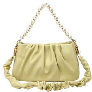 Women Messenger Bags PU Leather Pouch Handbag Crossbody Bag Soft Clutch Lady