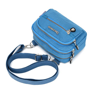 Women Small Shoulder Bag Waterproof Nylon Crossbody Handbag