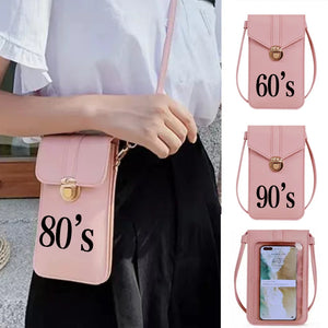 Women Messenger Bags Small Touch Screen Mobile Phone Bag