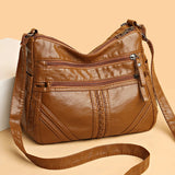 Soft Leather Shoulder Bag Vintage Ladies Crossbody Bags Handbags