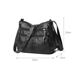 Soft Leather Shoulder Bag Vintage Ladies Crossbody Bags Handbags
