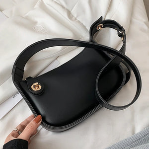 Vintage Leather Crossbody Bag Women Shoulder Sac A Main Handbags